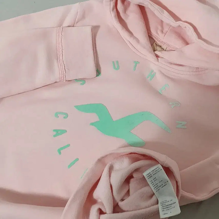 [BUNJANG] Hollister Big Logo Pink Hoodie / 세일)No.26020508 홀리스터 빅로고 핑크색 후드티