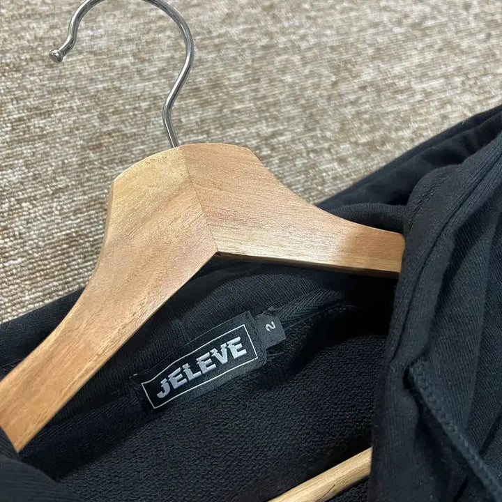 [BUNJANG] JLBB Black Hoodie Size 2 / 짐웨어 제이엘브 블랙 후드티 사이즈 2