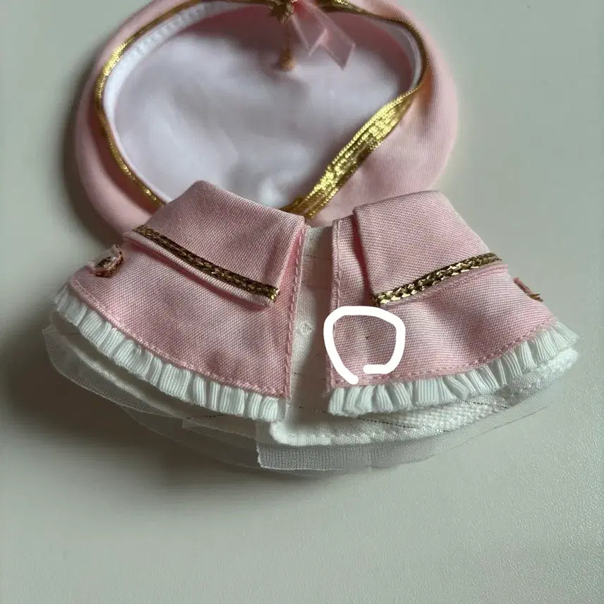 [BUNJANG] NiniMALL 10cm Cape Beret Set Pink / 현물) 니니멀 10cm 케이프 베레모 세트 핑크