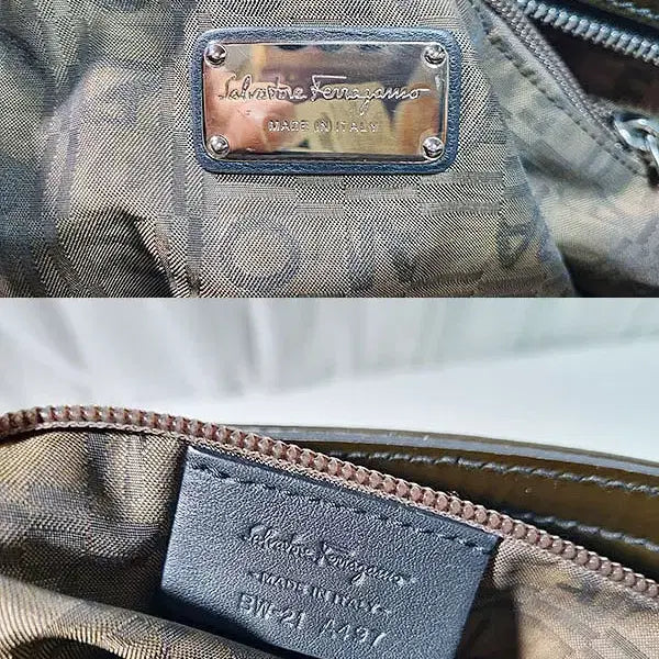 [BUNJANG] Ferragamo Patent Shoulder Bag / 페라가모 페이던트 숄더