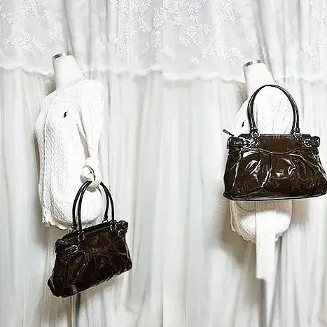 [BUNJANG] Ferragamo Patent Shoulder Bag / 페라가모 페이던트 숄더