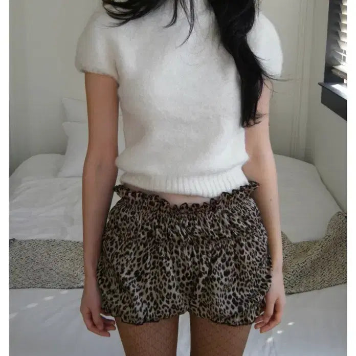 [BUNJANG] Seer Leopard Print Pants / [새상품] seer 레오파드 팬츠