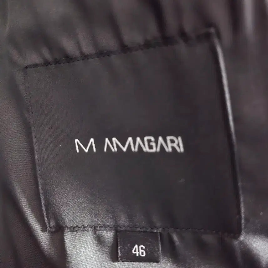 [BUNJANG] Mama Gari Cashmere Black Double Coat / 마마가리 캐시미어 블랙 더블 코트 46(95)