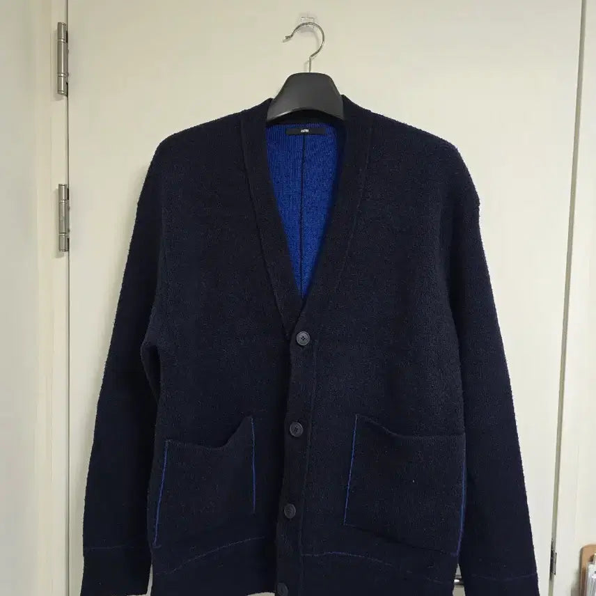 [BUNJANG] SYSTEM Men's Navy Cardigan / SYSTEM 남성 가디건 네이비 100