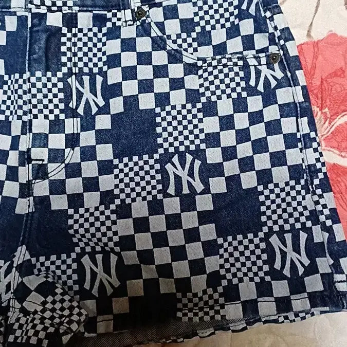 [BUNJANG] MLB Denim Shorts 28-inch Length: 34 / MLB 데님숏팬츠 실측28인치 기장34