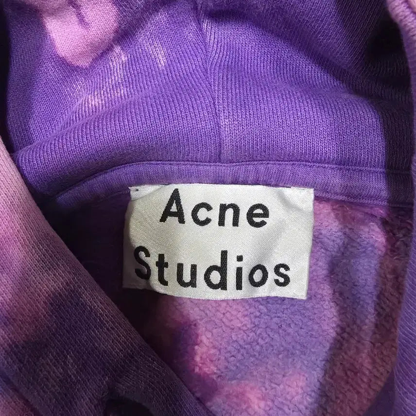 [BUNJANG] Acne Studios Custom Tie-Dye Cutting Logo Hoodie / 아크네스튜디오 커스텀 타이다이 커팅로고 후드