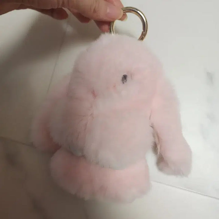 [BUNJANG] Greenday's Fluffy Rabbit Fur Keychain / 그린데이즈 Greenday's 솜털토끼 퍼 토끼인형 키링 착한친구