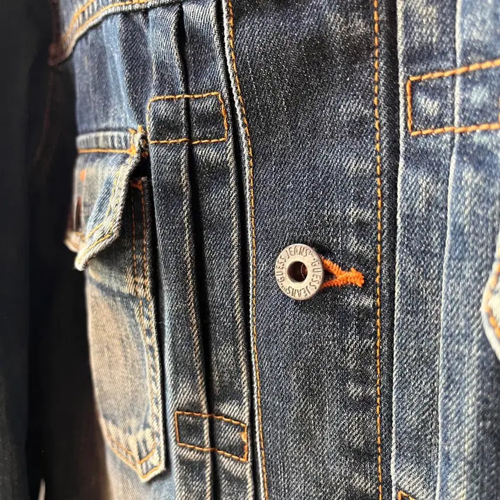 [BUNJANG] Guess by Marciano Denim Trucker Jacket / Old Guess by Marciano 올드 게스 마르치아노 데님 트러커