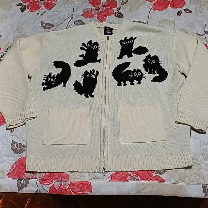 [BUNJANG] Modz Modz Oversized Knit Zip-up / 모즈모즈 오버핏니트집업 105 여성99 가슴65 기장67