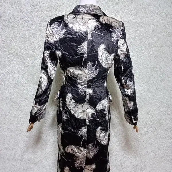 [BUNJANG] Dolce & Gabbana Women's Long Coat Jacket (Size 55) / 돌체앤가바나 정품 여자 추동용 여성 롱코트자켓55