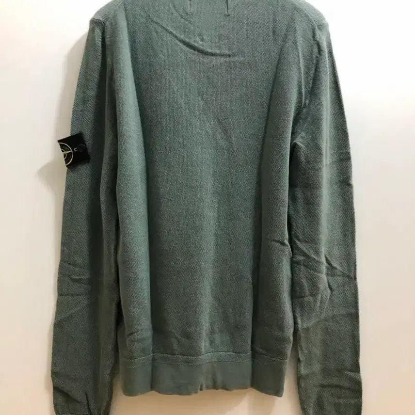 [BUNJANG] Stone Island Emerald Knit Sweater / 스톤아일랜드 정품 에메랄드 니트 90