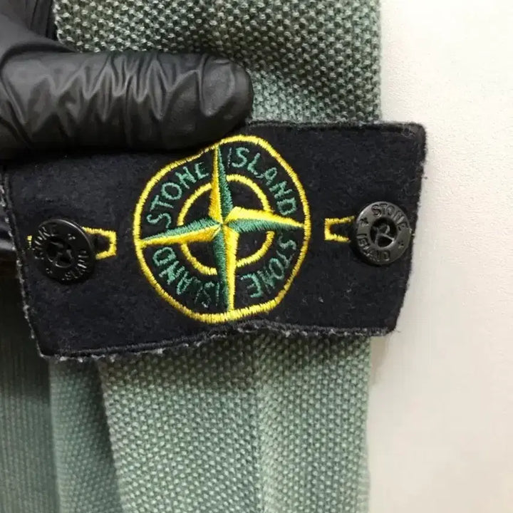[BUNJANG] Stone Island Emerald Knit Sweater / 스톤아일랜드 정품 에메랄드 니트 90