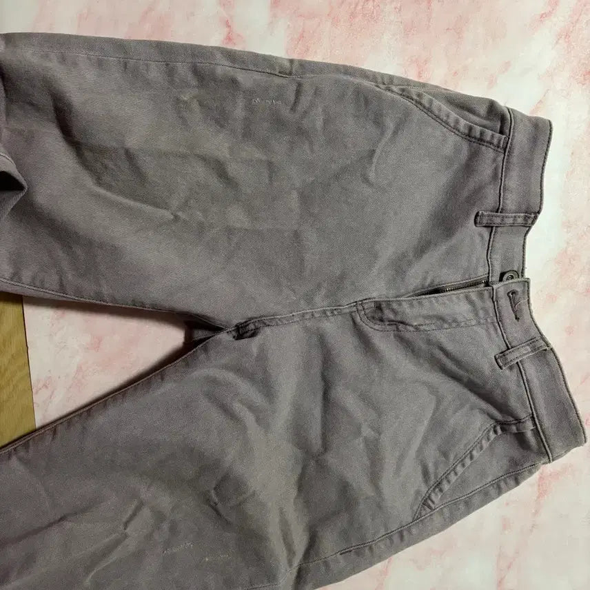 [BUNJANG] Light Purple Wide Denim Pants / 연보라색 데님 팬츠 와이드