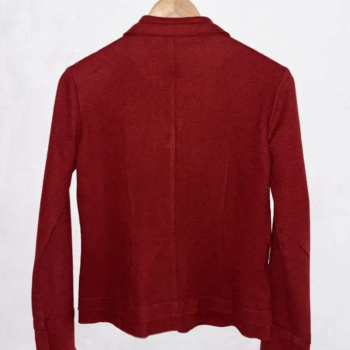 [BUNJANG] DEMIAN Burgundy Wool Blend Shirt Jacket / DEMIAN 버건디 울 블렌드 셔츠 자켓 / Burgundy