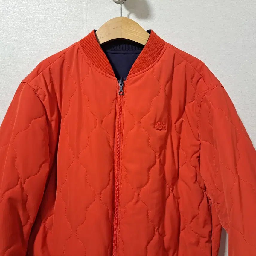 [BUNJANG] Lacoste Women's Reversible Bomber Jacket / 라코스테 여성 양면 항공 점퍼 95 (패977)