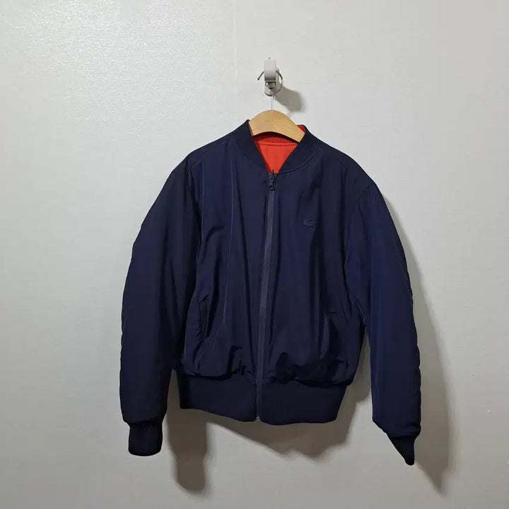 [BUNJANG] Lacoste Women's Reversible Bomber Jacket / 라코스테 여성 양면 항공 점퍼 95 (패977)