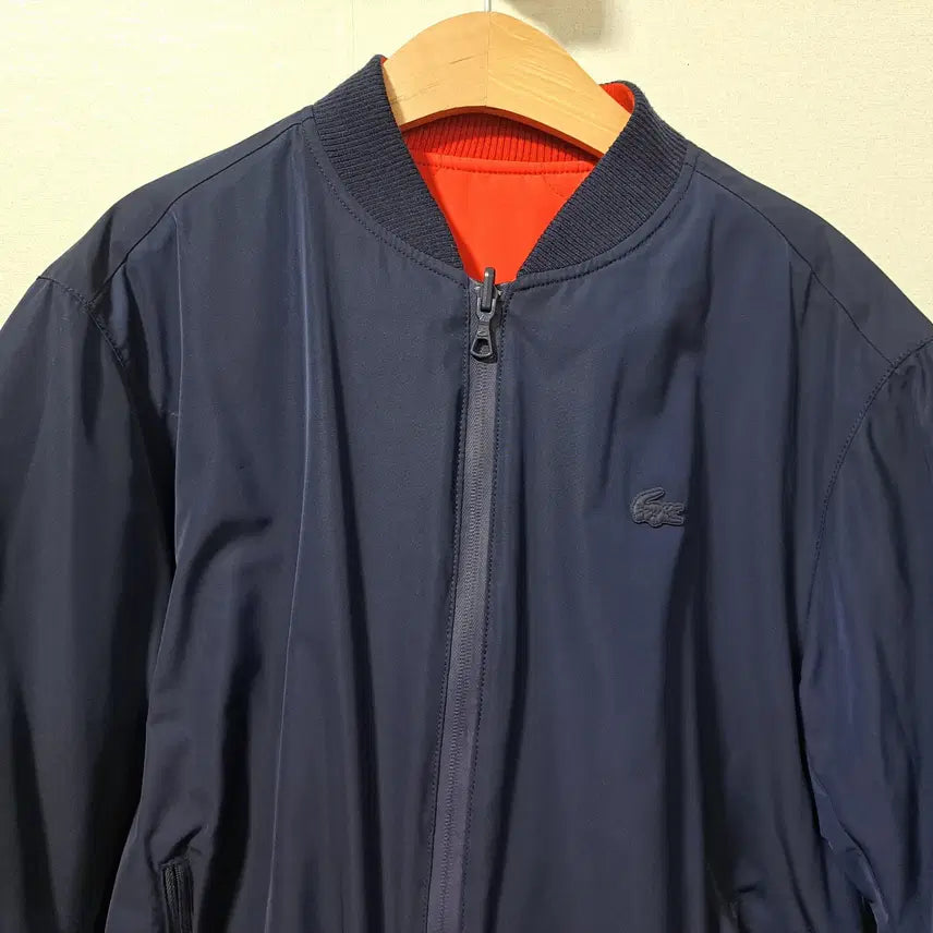 [BUNJANG] Lacoste Women's Reversible Bomber Jacket / 라코스테 여성 양면 항공 점퍼 95 (패977)