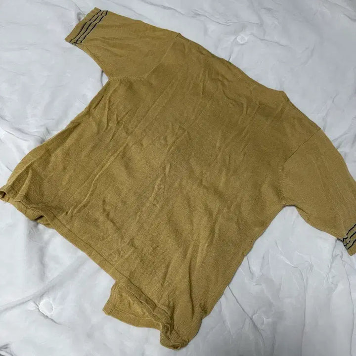 [BUNJANG] Butterfly Vintage Layered Short Sleeve Knit Top / 빈티지 레이어드 반팔 니트 / 버터플라이빈티지 일본빈티지 하구미 모리걸