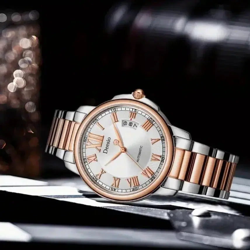 [BUNJANG] Deesio Men's Automatic Watch / Deesio 남성용 오토매틱 시계 콤비