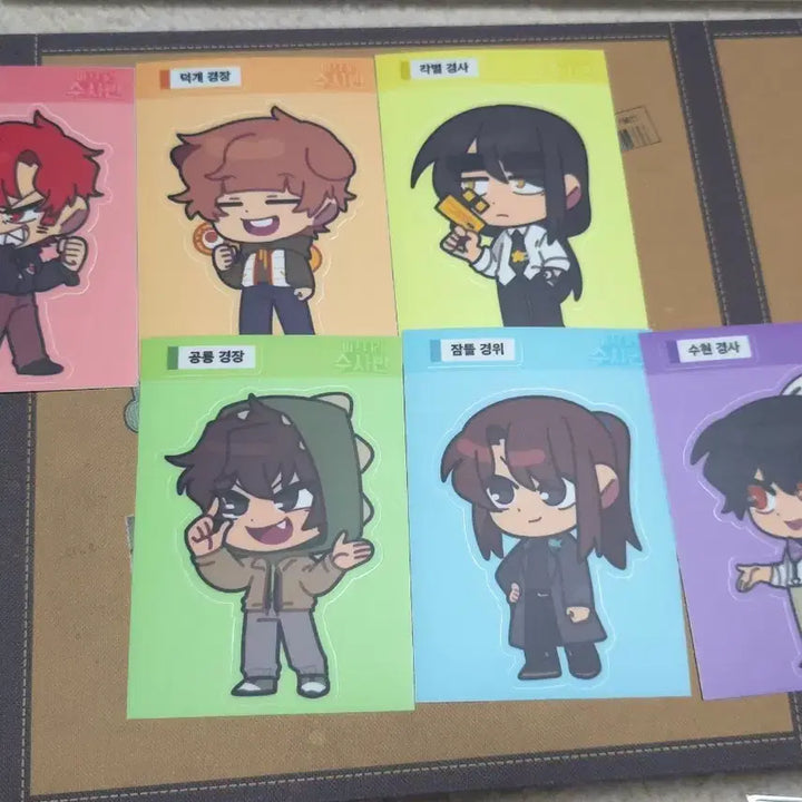 [BUNJANG] Mystery Investigation Team Sticker Set / 미스터리 수사반 띠부씰 판매