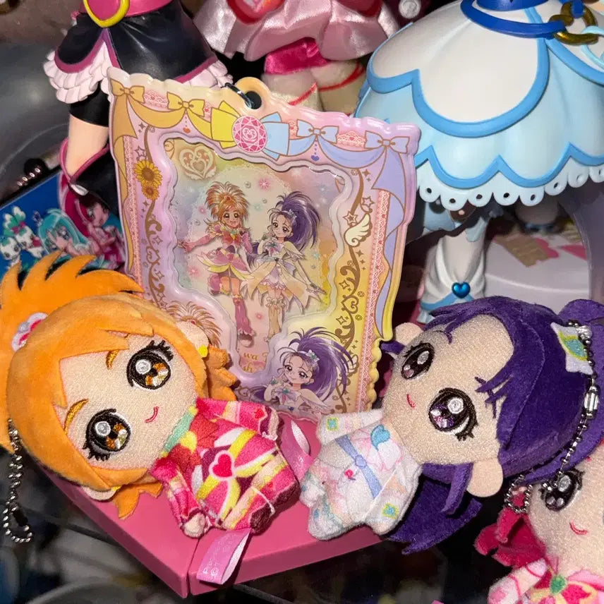 [BUNJANG] Futari wa Pretty Cure Splash Star Card Holder & Plush Set / 두 사람은 프리큐어 스플래시 스타 카드홀더 + 누이 2개 세트