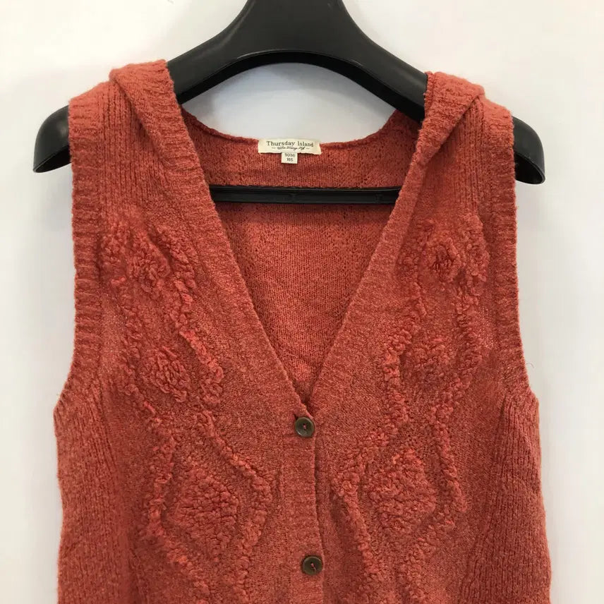 [BUNJANG] Thursday Island Cable Knit Vest / 써스데이아일랜드 케이블 니트조끼 90