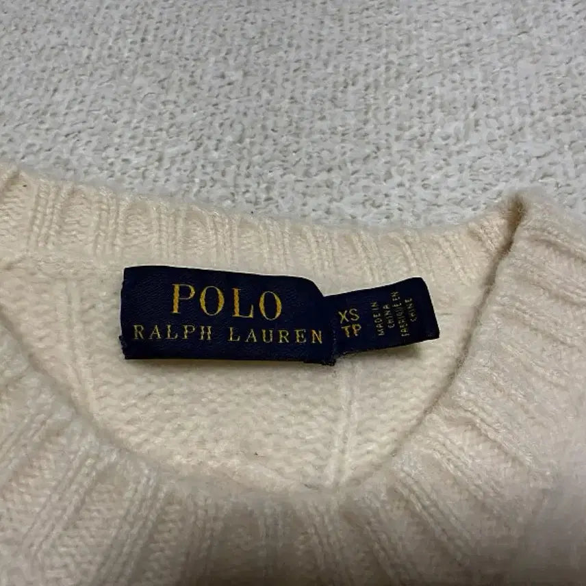 [BUNJANG] Polo Ralph Lauren Wool Cashmere Sweater / 폴로 랄프로렌 울 캐시미어 스웨터 여성용 85호 44사이즈