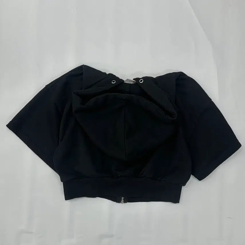 [BUNJANG] Sanrio Hello Kitty Dot Print Hooded Zip-up Top Set / 일본빈티지 산리오 키티 후드집업 도트 지뢰계 블랙 상의코디세트