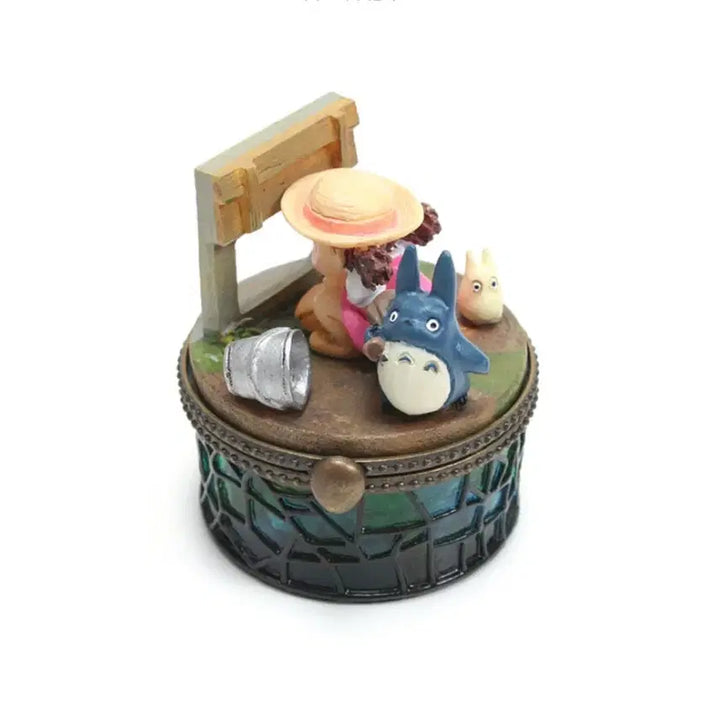 [BUNJANG] Ghibli Totoro Stained Glass Trinket Box / 지브리 고전 토토로 스테인글라스 소품함(정품)