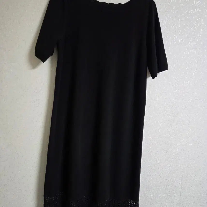 [BUNJANG] MINE Black Knit Dress / MINE 마인 블랙 니트 원피스