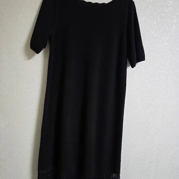 [BUNJANG] MINE Black Knit Dress / MINE 마인 블랙 니트 원피스