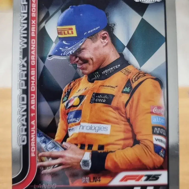 [BUNJANG] Topps Chrome Lando Norris Card / 2025 F1 탑스 크롬 랜도 노리스 카드