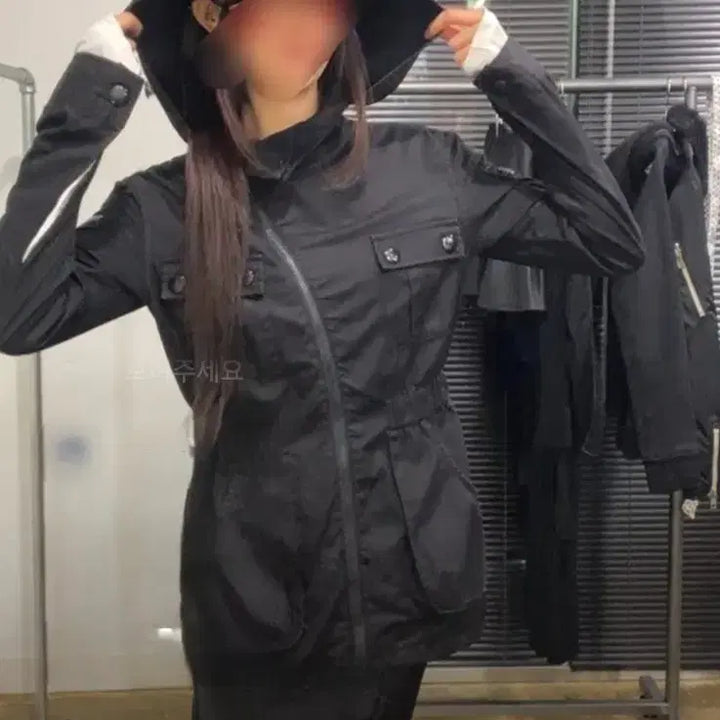 [BUNJANG] Fawning133 Vintage Archive Diagonal Two-Way Hooded Zip-Up / 파우닝133빈티지 아카이브 사선 투웨이 후드집업
