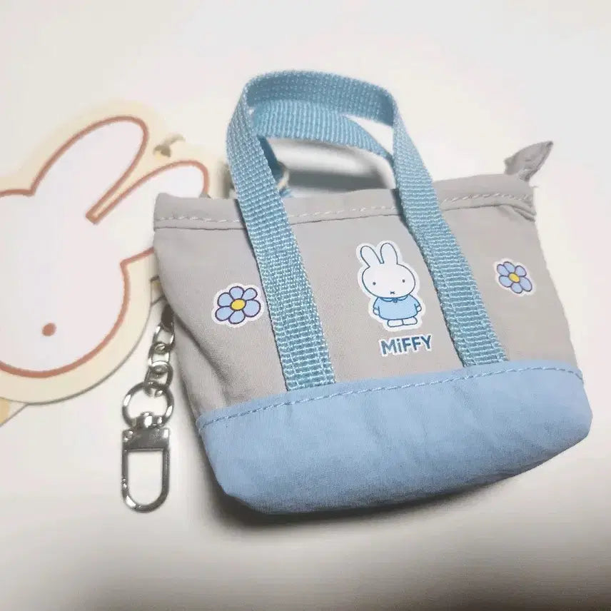 [BUNJANG] Miffy Mini Tote Bag Keyring (Pink, Orange, Blue) / 미피 미니 토트백  키링 (핑크,오렌지,블루)