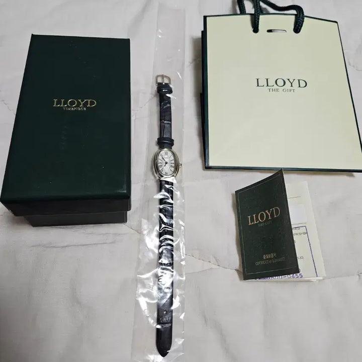 [BUNJANG] Lloyd Awesome Oval Watch Black Croco / 로이드 어썸 오벌 시계 블랙 크로크