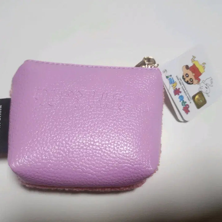 [BUNJANG] Crayon Shin-chan White Dog Coin Purse / 짱구 흰둥이 털 동전지갑 핑크색