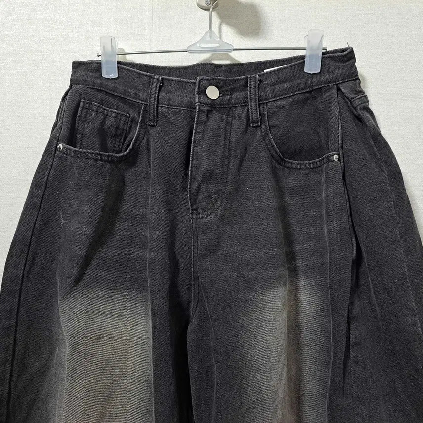 [BUNJANG] S-BIN Women's Balloon Denim Pants / S-BIN 에스빈 여성 벌룬팬츠 흑청 데님 m (c자53)