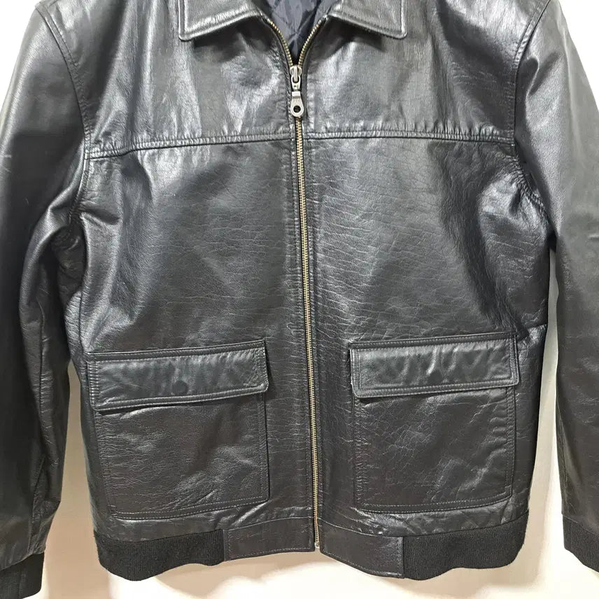 [BUNJANG] Cherokee Leather Jacket (Size L) / cherokee 체로키 남성 가죽 자켓 L (가죽51)