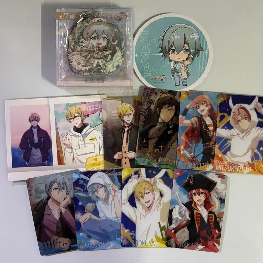 [BUNJANG] Idolish7 Acrylic Keyholder, Coaster, POB Photocard Bundle / 아이나나 아이돌리쉬세븐 아크릴 키홀더 코스터 파샤 메탈카드 웨하스 카드