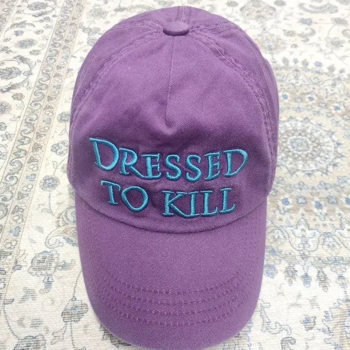 [BUNJANG] Purple DRESSED TO KILL Ball Cap / 퍼플 DRESSED TO KILL 볼캡