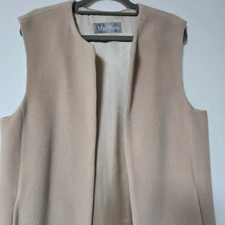 [BUNJANG] Max Mara Beige Wool Vest / 막스마라 베이지색 모직 베스트