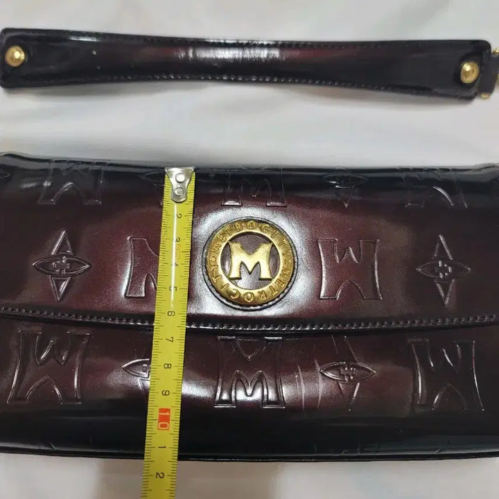 [BUNJANG] Metrocity Enamel Chain Shoulder Bag / 메트로시티 에나멜 체인 숄더백