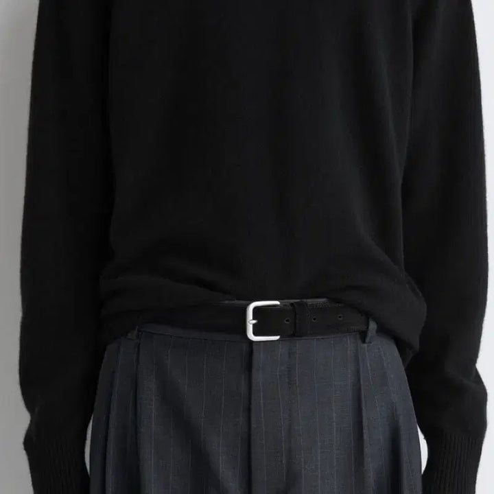 [BUNJANG] COS Suede Belt Black New / [S] 코스 스웨이드 벨트 블랙 새제품