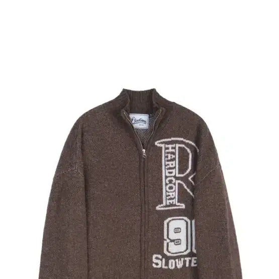[BUNJANG] ETCE Colin 90 Knit Zip Up Brown / ETCE 콜린 90 니트 집업 브라운