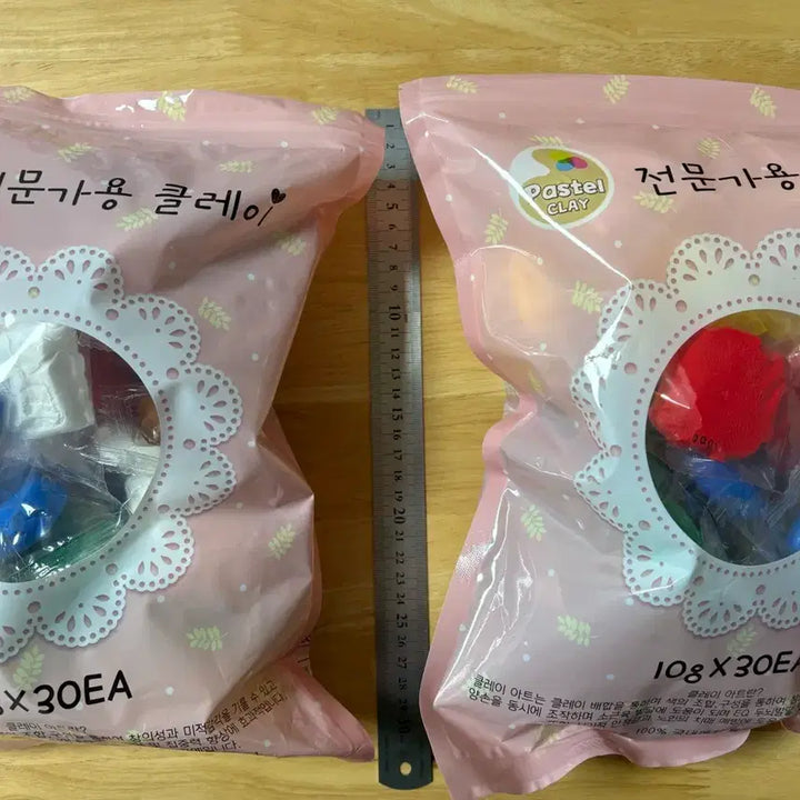 [BUNJANG] Pastel Clay 10g x 30EA Set / <파스텔 클레이 10g x 30EA 특별 혼합 7색 구성> 개별포장 클레