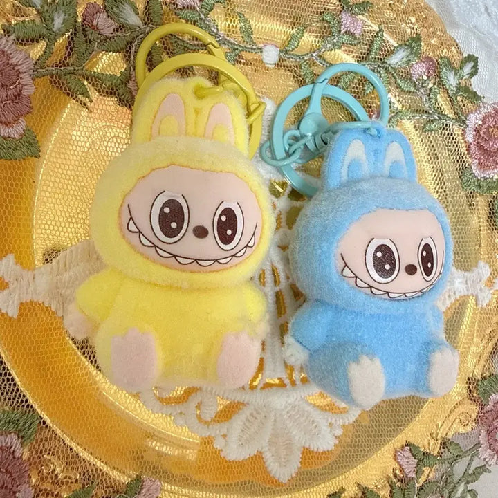 [BUNJANG] La Booboo Velvet Mini Figure Keychain / 라부부 벨벳재질 미니 피규어 키링