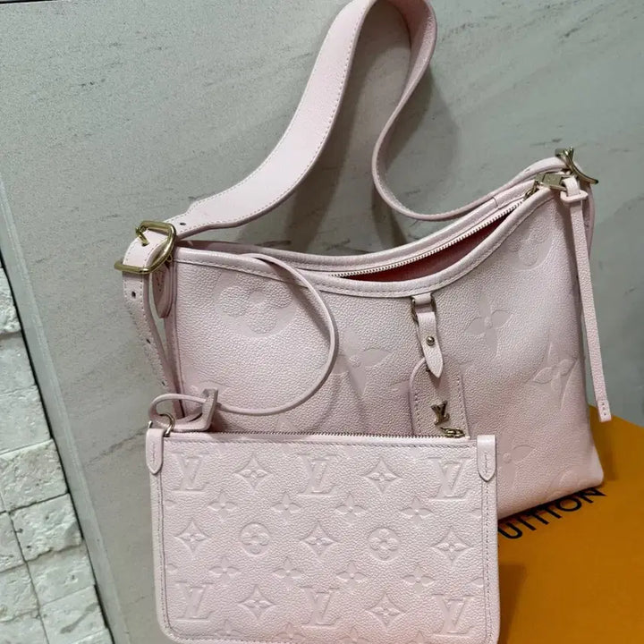 [BUNJANG] Louis Vuitton Carryall PM Pink Handbag / 루이비통 캐리올pm 핑크