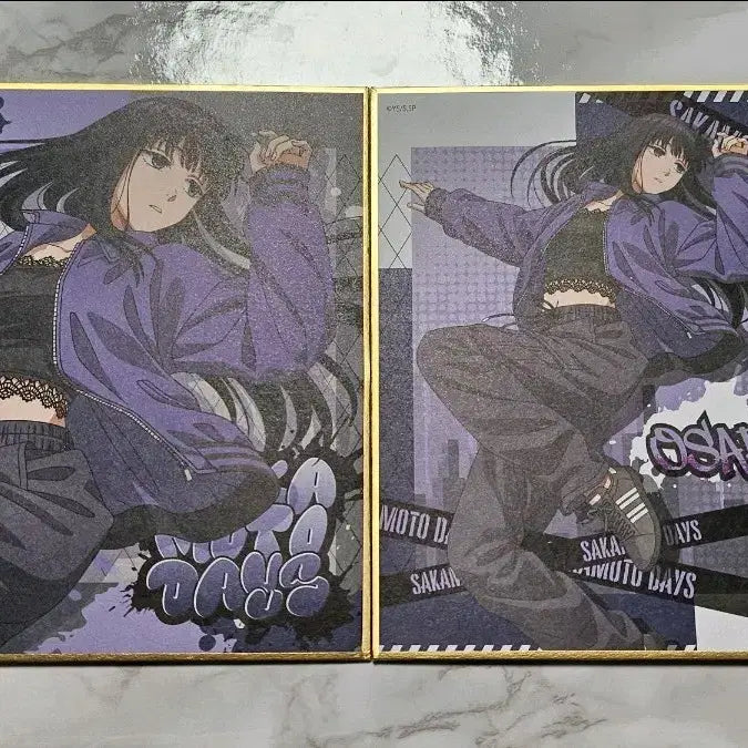 [BUNJANG] Sakaday Sakamoto Days Parkour Shikishi Osaragi Bundle Set / 사카데이 사카모토 데이즈 파쿠르 색지 오사라기 일괄