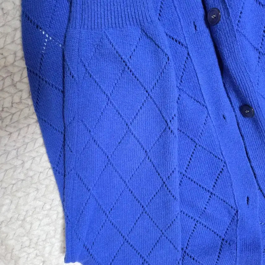 [BUNJANG] Ourscope Fine Wool Cardigan (Blue) Size 2 / 아워스코프 Fine Wool Cardigan (Blue) 2사이즈