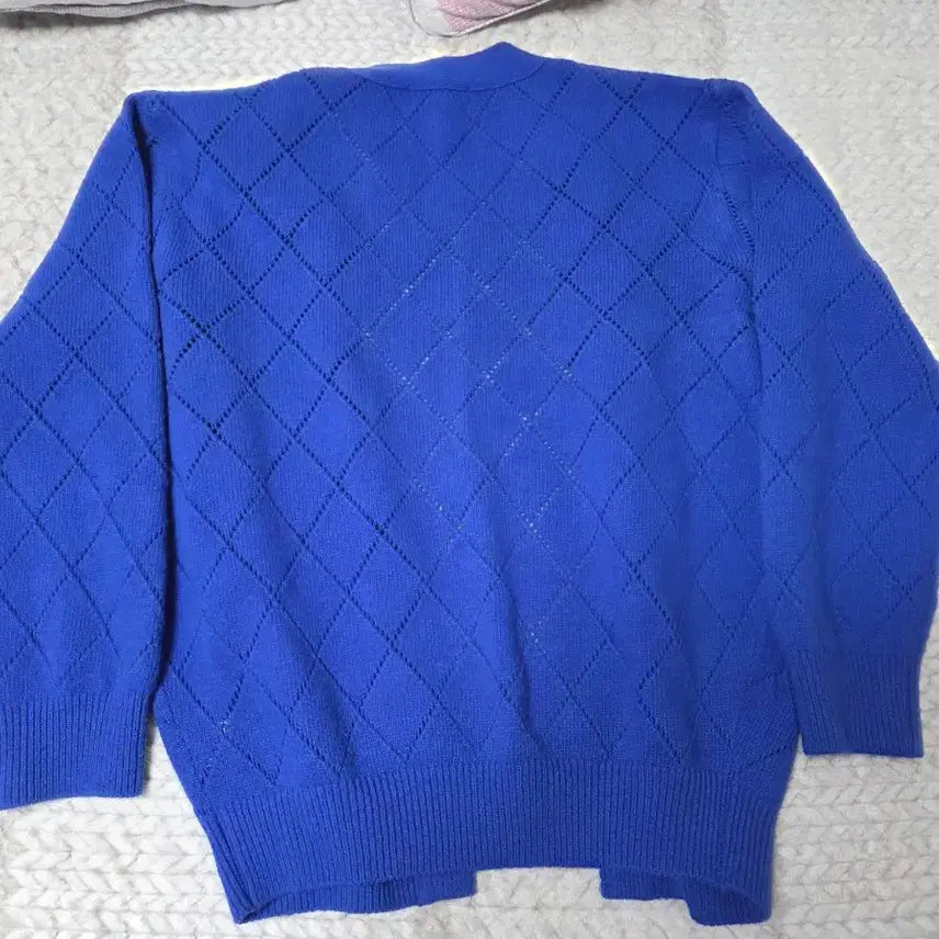 [BUNJANG] Ourscope Fine Wool Cardigan (Blue) Size 2 / 아워스코프 Fine Wool Cardigan (Blue) 2사이즈